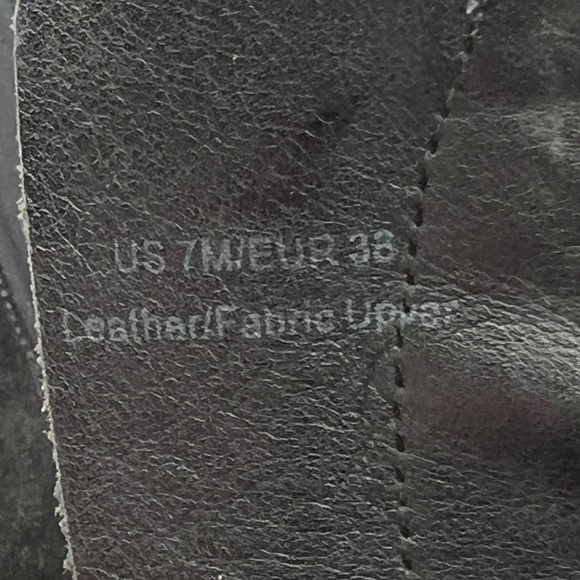 Via Spiga Black Suede Side Zip Wedge Ankle Booties Size 7 Women’s - Picture 4 of 8